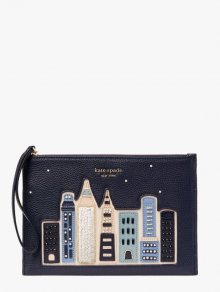 Kate Spade | Blazer Blue Multi On Purpose Skyline Pouch