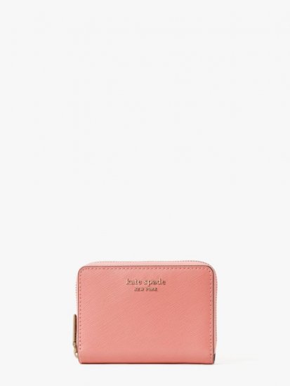 Kate Spade | Serene Pink Spencer Zip Cardholder - Click Image to Close