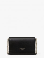 Kate Spade | Black Spencer Flap Chain Wallet