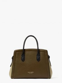 Kate Spade | Duck Green Multi Knott Colorblocked Medium Satchel